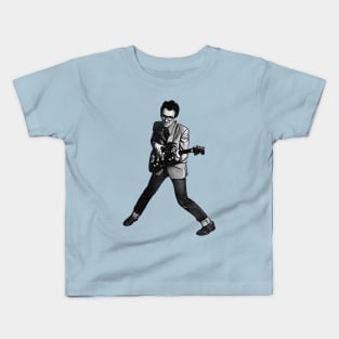 My Aim is True - Elvis Costello Vintage Portrait Kids T-Shirt